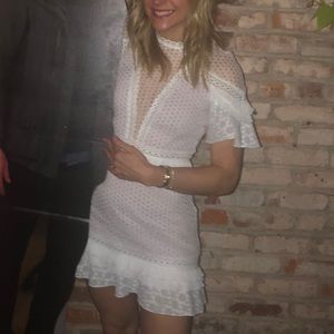 SAYLOR White Eyelit Dress | Small